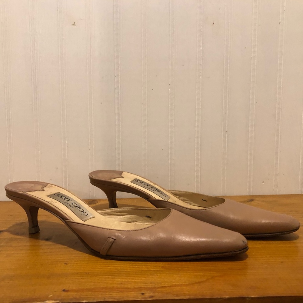 Jimmy Choo Nude Mule Heel - Picture 2 of 4